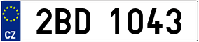 Truck License Plate
